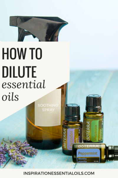 how to dilute essential oils