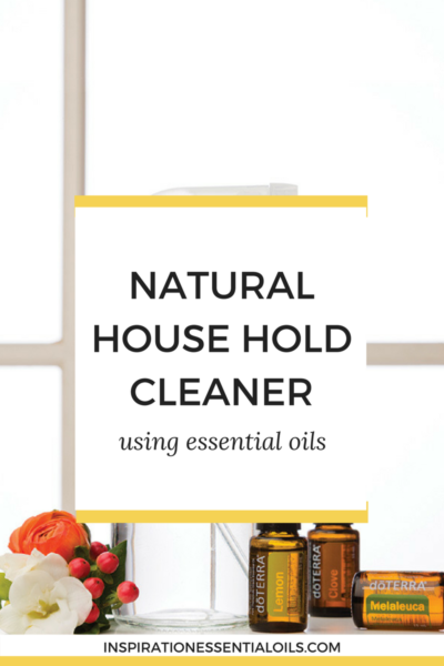 Natural house hold cleaner with essential oils